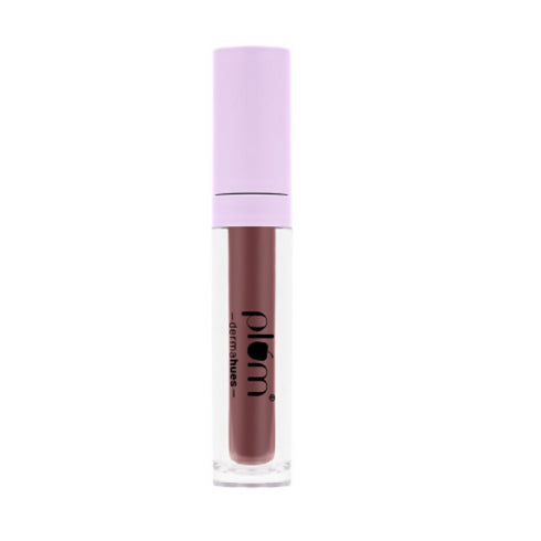 Plum Glassy Glaze Lip Lacquer 3in1 Lipstick + Lip Balm + Gloss 07 Mauvelous